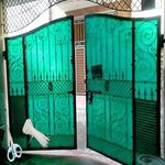 MESH MASTERS UV Resistant 4 X 10 Feet PVC Gate Sheet_Grill Sheet_Gate Covering Sheet_Balcony Saftey Sheet_Privacy Sheet_Green Color_with 1 Scissor_50 Tags MMSGT44