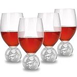 Hanjue Wine Glasses Set of 4, 16oz 
