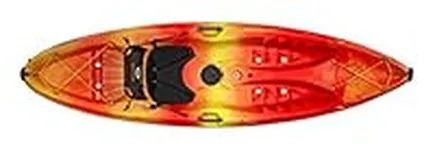 Perception Kayaks Tribe 9.5 | Sit on Top Kayak for All-Around Fun | Large Rear Storage with Tie Downs | 9' 5"