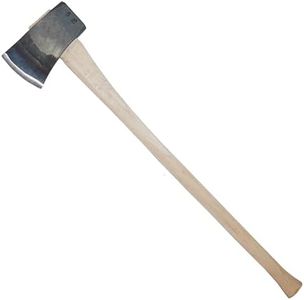 COUNCIL TOOL Single Bit Faller's Axe - 5 lbs Splitting Axe with 36" Straight Wooden Handle & Drop Forged Steel Head - SU50D36S