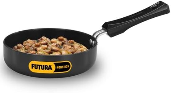 Hawkins Futura 16 cm Frying Pan, Non Stick Fry Pan, Induction Omelette Pan, Small Frying Pan, Black (INF16)