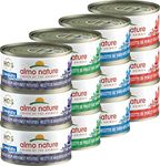 Almo Nature HQS Complete Variety Pack Canned Cat Food, 2.47oz Cans, (Pack of 24-2 of 12x2.47oz case)