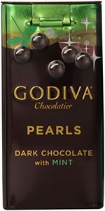 Godiva Dark Chocolate Mint Pearls, 1.5000-ounces (Pack of 6)