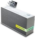 Pure Evoke Home All-in-One Stereo Music System (DAB+/FM Radio, Internet Radio, Podcasts, Spotify Connect, Bluetooth, CD, foldable colour display) Cotton White