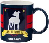 Silver Buffalo Ted Lasso Richmond Crest Logo Ceramic Mug, 20 Ounces