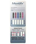 100 Pack Identify Diagnostics 5 Panel Drug Test Dip - Testing Instantly for 5 Different Drugs THC, COC, MOP, MET, AMP ID-CP5-DIP (100)