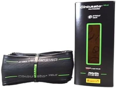 Pirelli Cinturato Velo, Tire, 700x32C, Folding, Tubeless Ready, Smartnet Silica, 60TPI, Black, 700cmx31/34 (3370900)