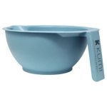 Kumi Wheat Blue Tint Bowl - Eco-Friendly, Durable Hair Tinting Tool with Non-Slip Base and Measuring Grid