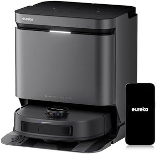 Eureka J15 Evo Ultra Robot Vacuum Cleaner and Mop, 22,000Pa Suction, Flex-Arm Mop Design for Edge Cleaning, Auto Mop Washing & Hot Air Drying, Anti-Tangle with DrangonClaw™ Side Brush