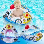 Brand Conquer Swimming Tube for Kids Baby Safe Anti-flip Inflatable Floats for Kids Pool Tube Swimming Ring Baby Float (Multi Color)