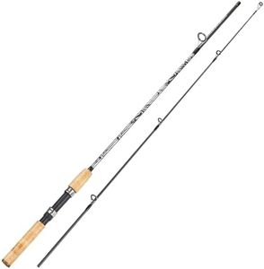 Sougayilang Spinning & Casting Rods, Strong Carbon&Glass Composite Fishing Rod with Stainless Steel Line Guides for Bass, Trout, Panfish, Catfish - Spinning- 5'6"