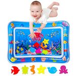 ZHUYNXIR Infant Toys,Tummy time Toys,Inflatable Play Mat Water Cushion Infant Toys, Fun Early Development Activity Play Center for Newbor(70x50cm)