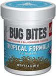 Fluval A6577 Bug Bites Tropical Fish Small Granules 1.59 oz, Small to Medium Fish