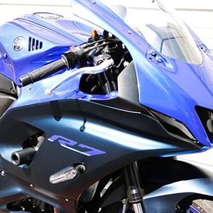 DMP USA MADE Yam YZF-R7 YZF R7 2022 2023 2024 No Cut Frame Sliders Black - 750-6619