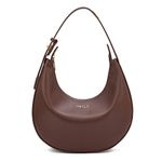 Keyli Shoulder Bag Stylish Casual Clutch Purses for Women 3 Ways Adjust Strap Tote Handbags with Zip Closure, Coffee