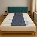 Deep Magnetic Mattress Topper/Pad Blue (3x6 feet) & with 1 Pillow Pad/Wellness Through Rest | Natural Pain Relief Therapy