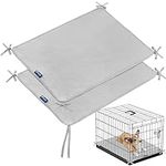 Waterproof Dog Crate Mat with Rope 