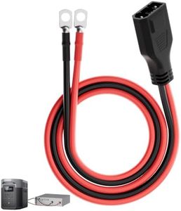 50A 8AWG Extension Cable for Portable Power Station Expansion Adapter Cable Compatible with EcoFlow Delta 2/2 Max Delta 3/3 Plus Series Bidirectional Fast Charge Cable