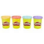 Play-Doh 4 Pack of Sweet Themed Non-Toxic Colours for Kids 2 Years and Up, 4-Ounce Cans (Pink, Light Blue, Bright Orange, Purple), Modelling Compound, Halloween Toys, Gift Idea for Kids, E4869ES0