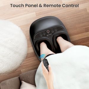 COMFIER Shiatsu Foot Massager with Heat – 3-in-1 Kneading, Vibration, Remote Control