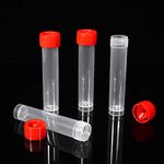 20ml Plastic Small Vials with Screw Caps Sample Tubes,PP Material, Free from DNase, RNase, Human DNA(30pcs)…