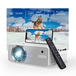 2024 Upgraded Mini Portable Projector, EZCast V3, 10600 Lumens Multimedia Movie Video Projector, 1080P Full HD Supported, Compatible with HDMI, USB, Laptop, iPhone, Android Phone, Xbox, PS5, TV Stick