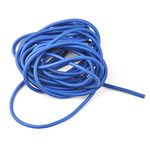 Latex Rubber Tubing, 3/8in OD 1/4in ID Slingshot Rubber Bands Blue Surgical Tube 10FT 33FT 50FT One Continuous Piece (10 FT, Blue)