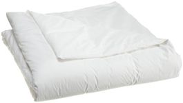 National Allergy Premium 100% Cotton Duvet Comforter Protector - King Size - 106" x 86" - White - Hypoallergenic Dust Mite & Bed Bug Proof Breathable Cover - Zippered Encasement