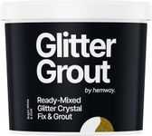 Hemway Ready Mixed Glitter Grout 2.5L 4.5kg (White Grout/Gold Glitter)