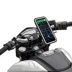 Shapeheart - Magnetic Motorcycle Phone Holder | Antivibration Motorcycle Phone Holder | Waterproof Motorcycle Handlebar Phone Mount, 360° Orientation