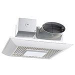 Panasonic FV-0810VSSL1 WhisperValue DC Ventilation Fan with Light, 80 or 100 CFM