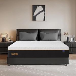 Duchess Mattress Queen Size,Gel Memory Foam Mattress in a Box for Cool Sleep & Motion Isolation Pressure Release and Comfortable Sleep