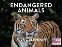 Endangered Animal Calendar 2025 Wil