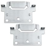 Mounting Plate Bed Fitting 116791 Suitable as Replacement Part for Ikea Hemnes Malm Brimnes Bed Middle Bar Skorva (Pack of 2)