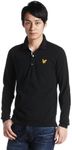 Lyle & Scott LA111341405 Long Sleeve Polo Shirt, Black, S