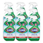 Clorox Clean-Up Disinfecting Bleach Cleaner Spray, Original Scent, 946 mL, Multi-Pack of 9
