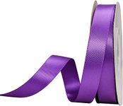 PRANSUNITA Double Face Satin Ribbon, 1 inch Wide, 18 Yard Length for Wedding, Party Decoration, DIY Hair Accessories, Sewing, Gift Wrapping, Invitation Embellishments