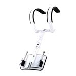 MILISTEN Snare Drum Carrier Adjustable Snare Drum Shoulder Strap Harness Backing Frame Percussion Instrument Supplies White