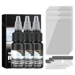 QITELL Windshield Repair Kit 2024 New Upgrade Glass Repair Fluid, Windshield Scratch Repair Kit, Windshield Repair Kit, Automotive Windscreen Crack Repair for Star Cracks and Chips (3PCS)