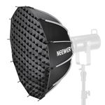 NEEWER 85 cm Bowens Mount Parabolic Softbox Dodecagon, Quick Release Soft Box with Diffusers/Grid/Bag for Video Light Strobe CB60 CB200B MS60C MS150B S101 Vision 4 Q4 Compatible with Godox, NS7P