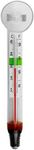 Glass Aquarium Thermometer with Safe Zone Section and Suction Cup – for Tropical Freshwater and Marine Saltwater Aquariums