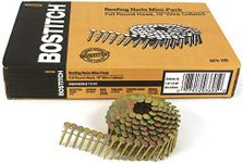 Bostitch CR4DGAL 1-1/2-Inch Smooth Shank 15 Coil Roofing Nails, 7,200-Quantity