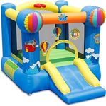 Action air Bounce House, Inflatable Bounce House with Strong Blower, Kids Bouncer with Slide，Durable Sewn and Extra Thick Material, Jumping Castle for Kids Outdoor and Indoor, Idea for Kid. (9070N-A)