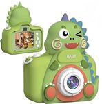 AUM ENTERPRISE Kids ?480 Mp Camera Dinosaur Toddler Digital Camera Boys Girls Childrens,Christmas Birthday Gifts,Digital Camera For Kids 1080P Hd Video Camera For+3 Years Old Toys Gifts Camera,32 GB