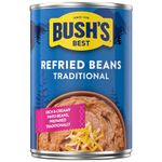 Bush's Best Bush's Traditional Refried Beans 398 Ml, 398 milliliters