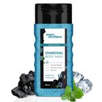 Man Matters 3 in 1 Action Charcoal & Menthol Body Wash | With Menthol, 5% Niacinamide & Activated Charcoal Beads | For Instant Cooling, Odor Protection & Improves Skin texture | 250ml