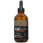 Caraway Jamaican Black Castor Oil for Hair Growth, Eyelash & Eyebrow Care | Cold-Pressed, Pure & Organic | Scalp Massage & Skin Moisturizing | Face & Skin Care | 100ml / 3.4 oz
