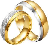 ANAZOZ Promise Rings Engraved for C