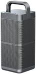 Portable Bluetooth Speaker with Deep Bass, 130W Peak, IP66 Waterproof, 13H Playtime, Fast Charge, Large Party Boombox with TWS Pairing, Outdoor Speaker with USB/AUX, Jobsite, Beach, Camping - Silver