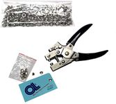 Steel Eyelet Punch & Binding Pliers 5mm + 260 Eyelets